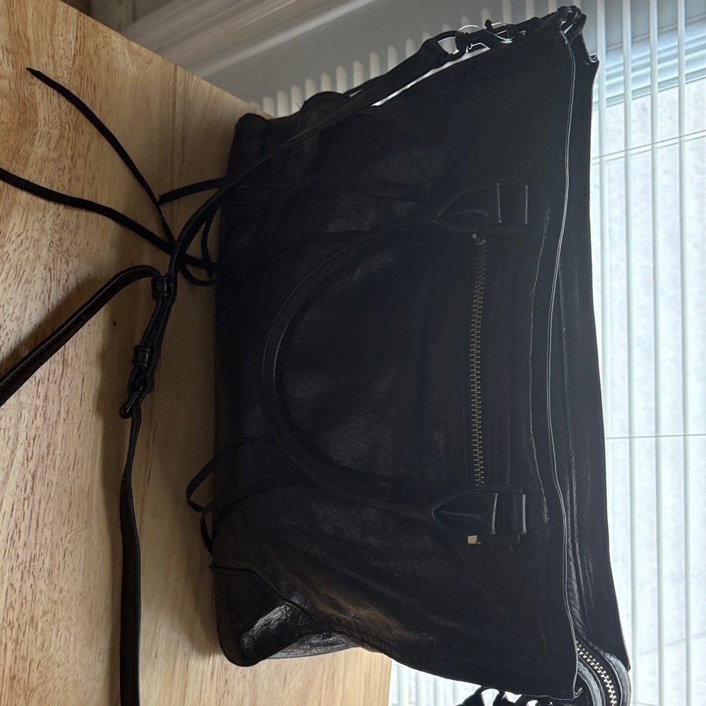 Black Leather Handbag